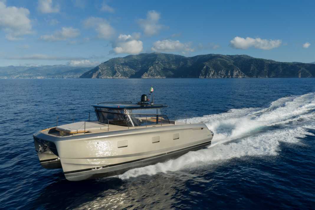 Winner in the catamaran category: Bluegeame BGF45