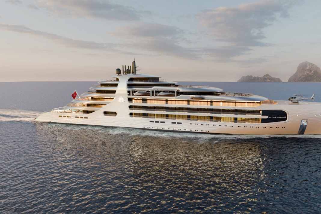 Maybach Ocean Club: A 155-metre yacht liner becomes a superyacht club.