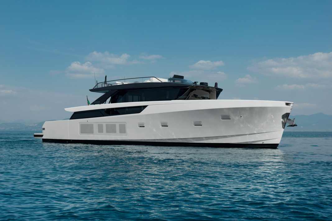 Expanded dimensions: With the 26-metre-long BGX83, Bluegame presents a model combining superyacht charm with Zuccon’s signature styling.