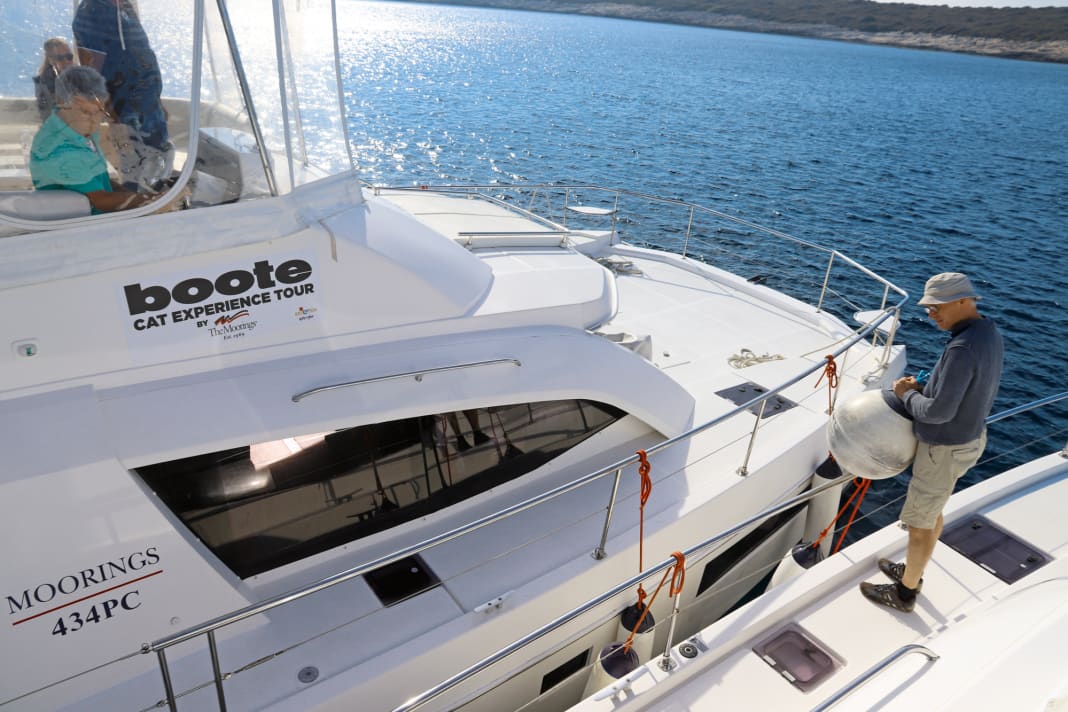 Zum Manövertraining gehört auch das Längsseitsgehen