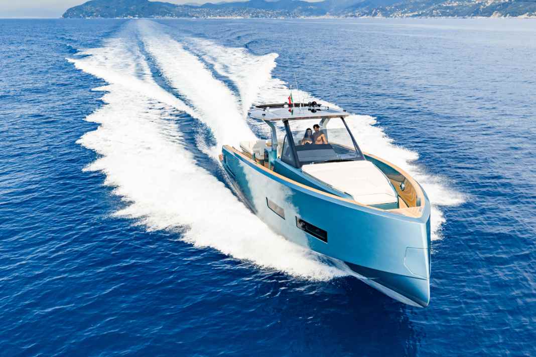 The Pardo 43 was redesigned and presented at the Cannes Yachting Festival 2025.
