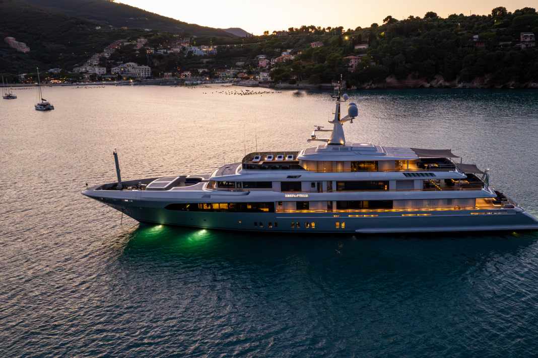 Leben an Deck: Codecasa lieferte das 65-Meter-Format 2019 aus.