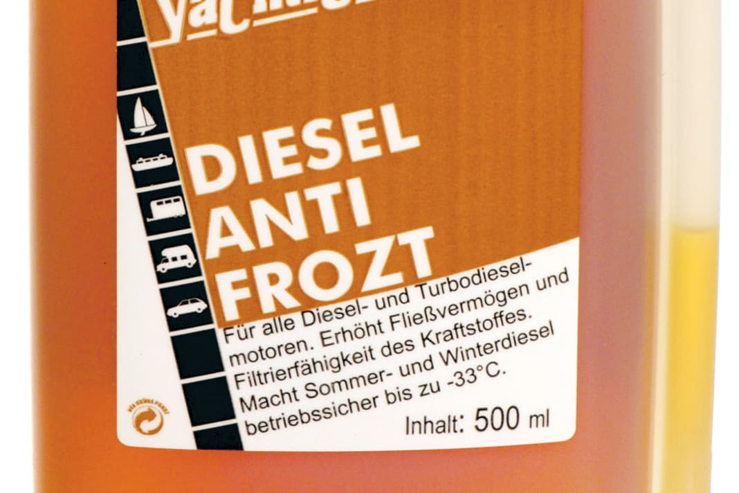 Motor-Frostschutz Yachticon, unverdünnt bis -59 °C einsetzbar, ca. 20 Euro/2 Liter
