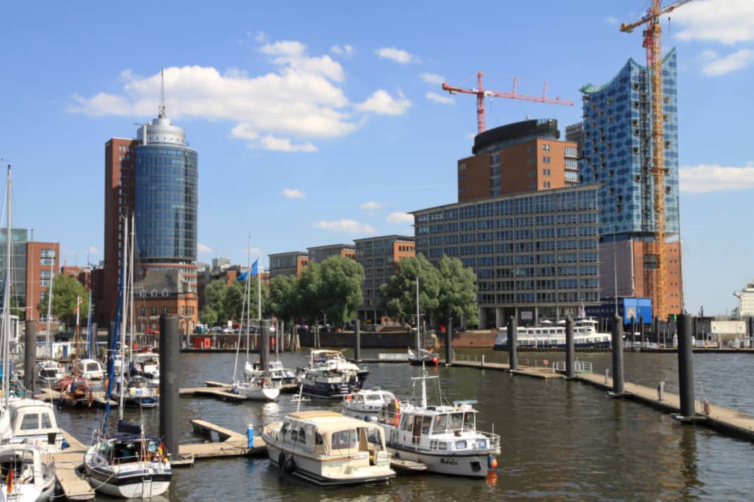 On the Unterlebe between Hamburg and Cuxhaven.