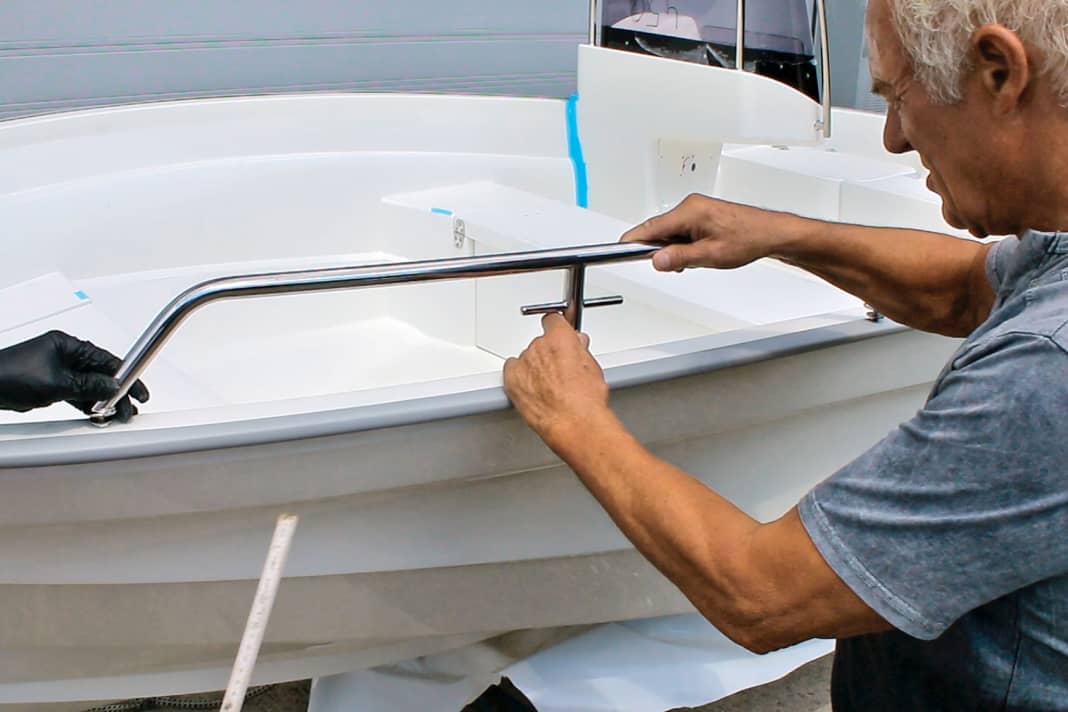 Craft boat special How to install the handrail and railing BOOTE