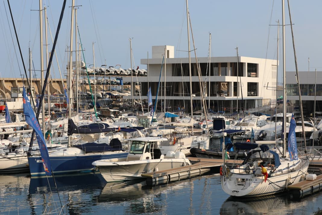 The marina of Málaga