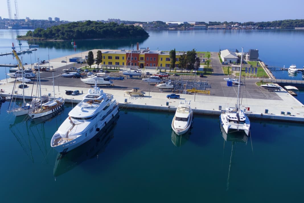 The Marina Polesana near Pula in Istria