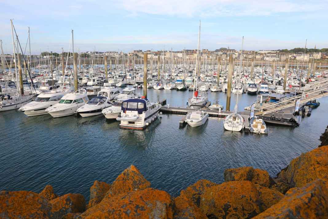 Marina of Saint-Malo in the Port de Sablons