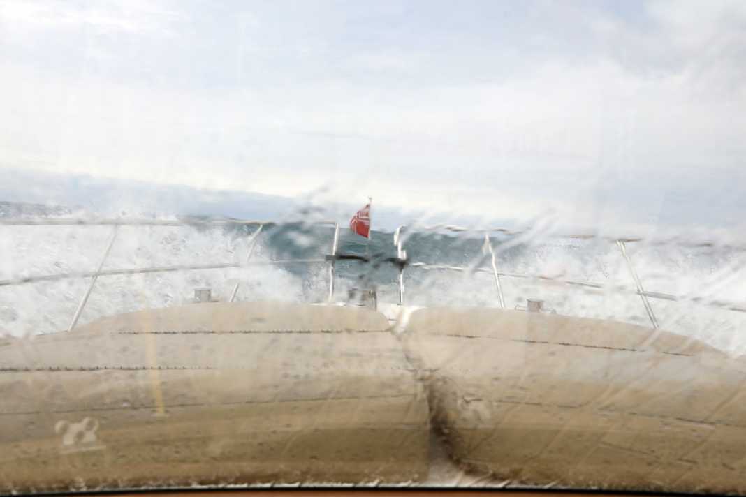 Überfahrt von den Îles Chausey nach Jersey.