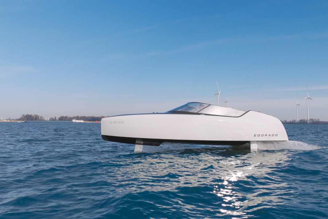 Edorado 8S: In hover mode, the flying Stromer is designed to run at a maximum of 40 knots.
