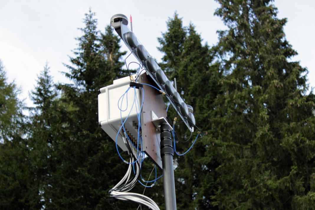 GANDALF-Sensor mit Antennenanordnung.