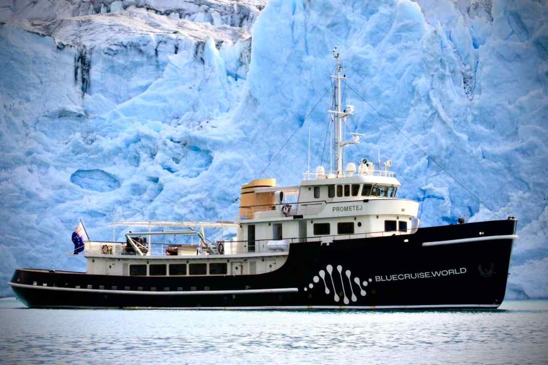 As part of the BlueCruise, the ‘Prometej’ sailed as far as Greenland, reaching 74 degrees north latitude.