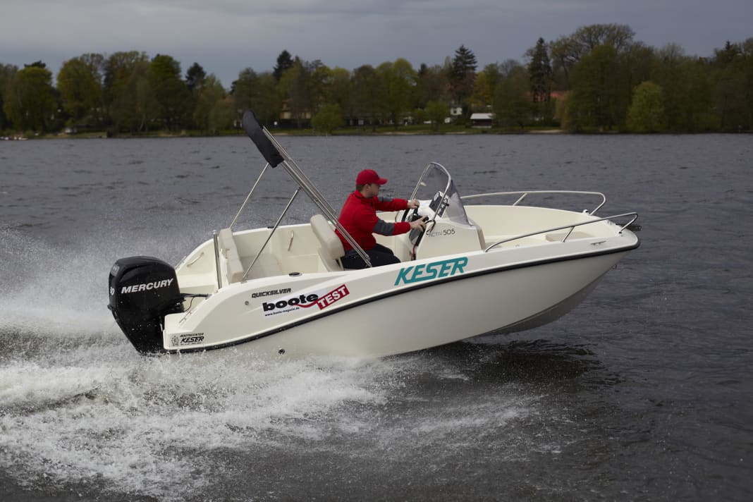 The new Quicksilver Activ 505 Open in a short test.