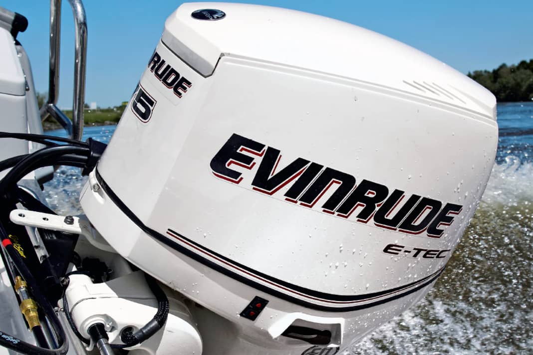 Outboards from 70 to 75 hp: Evinrude E75 DSL