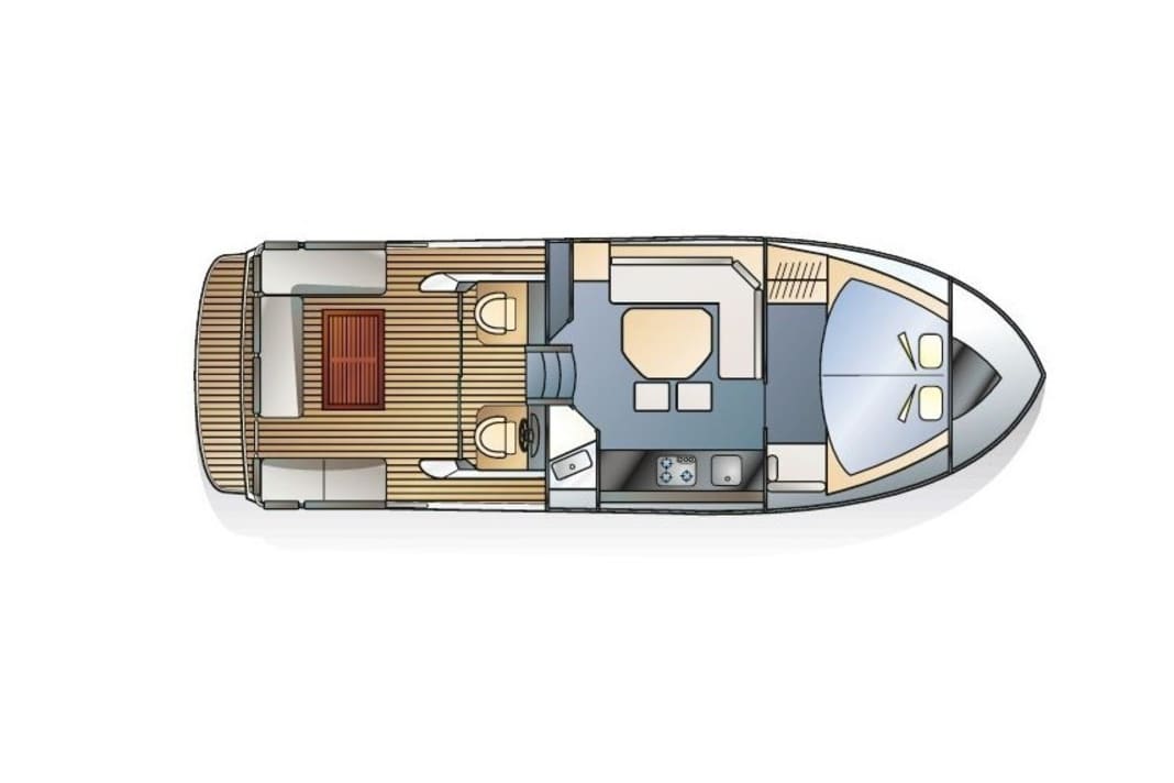 Delphia Escape 1100 S: Layout