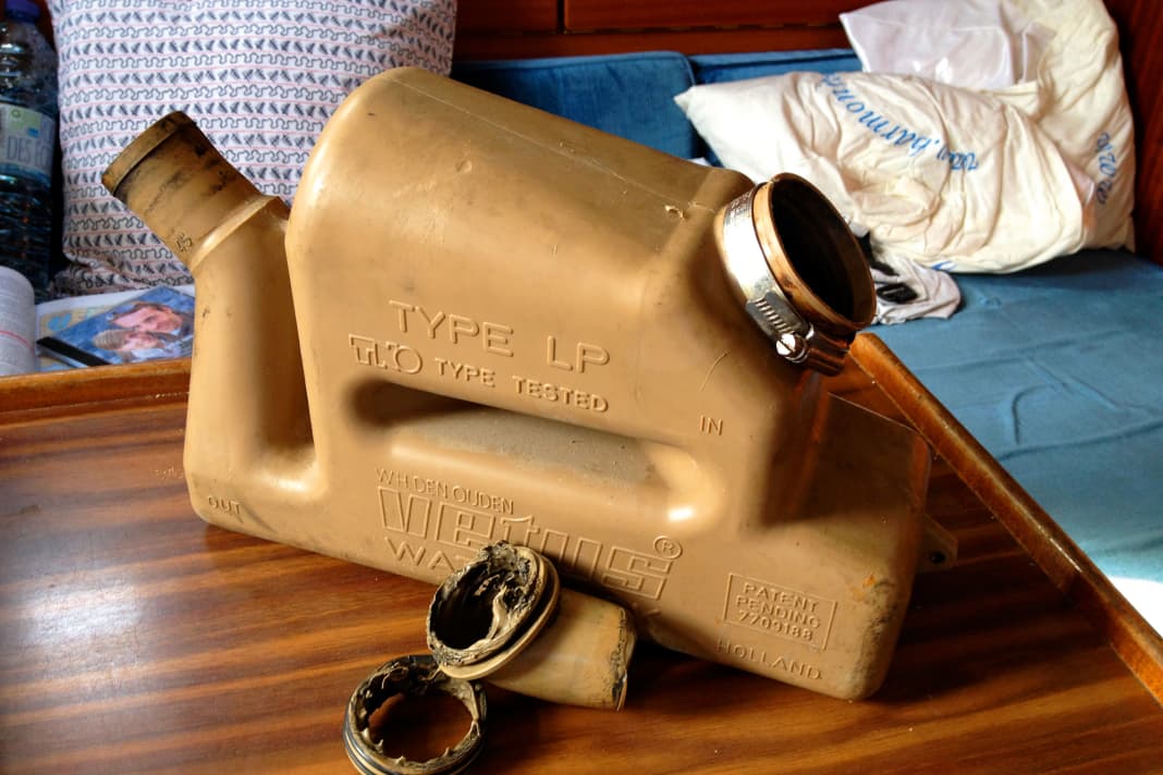 A plastic water collector can melt under these circumstances