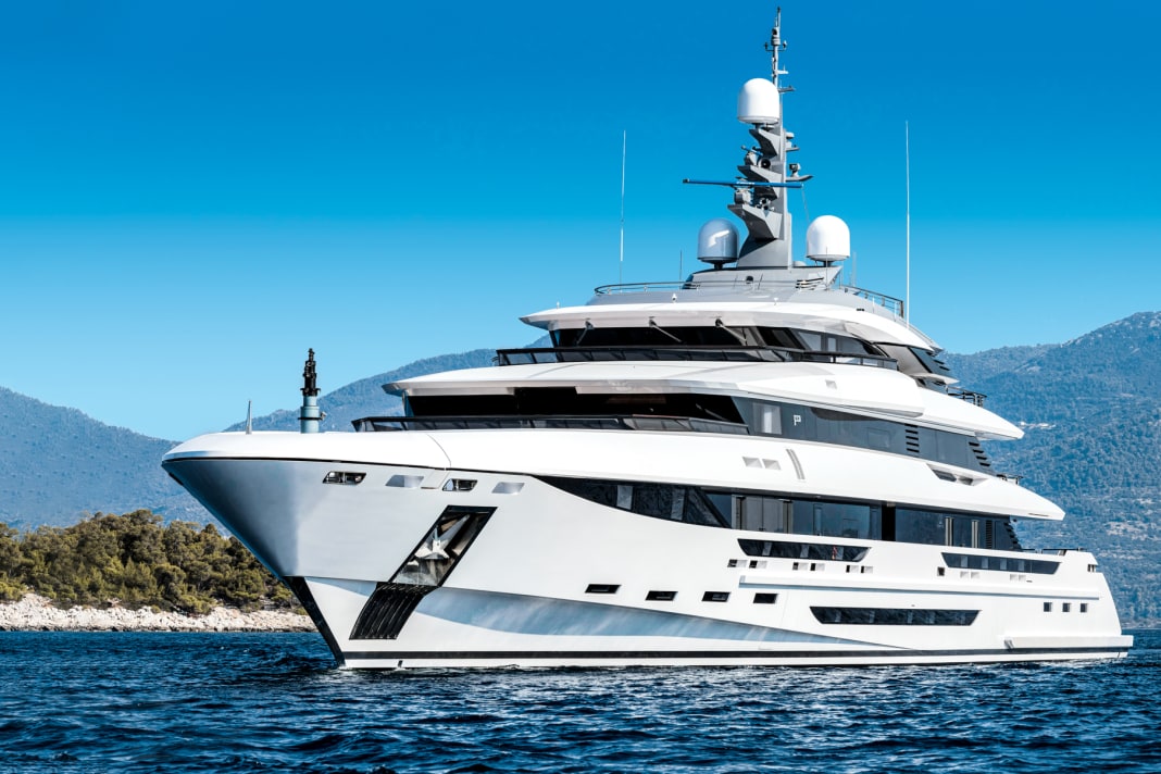 „Polestar“: Die 70 Meter lange Ex-„Polaris“ ist das Flaggschiff sowohl für die Werft Rossinavi als auch Designer Enrico Gobbi