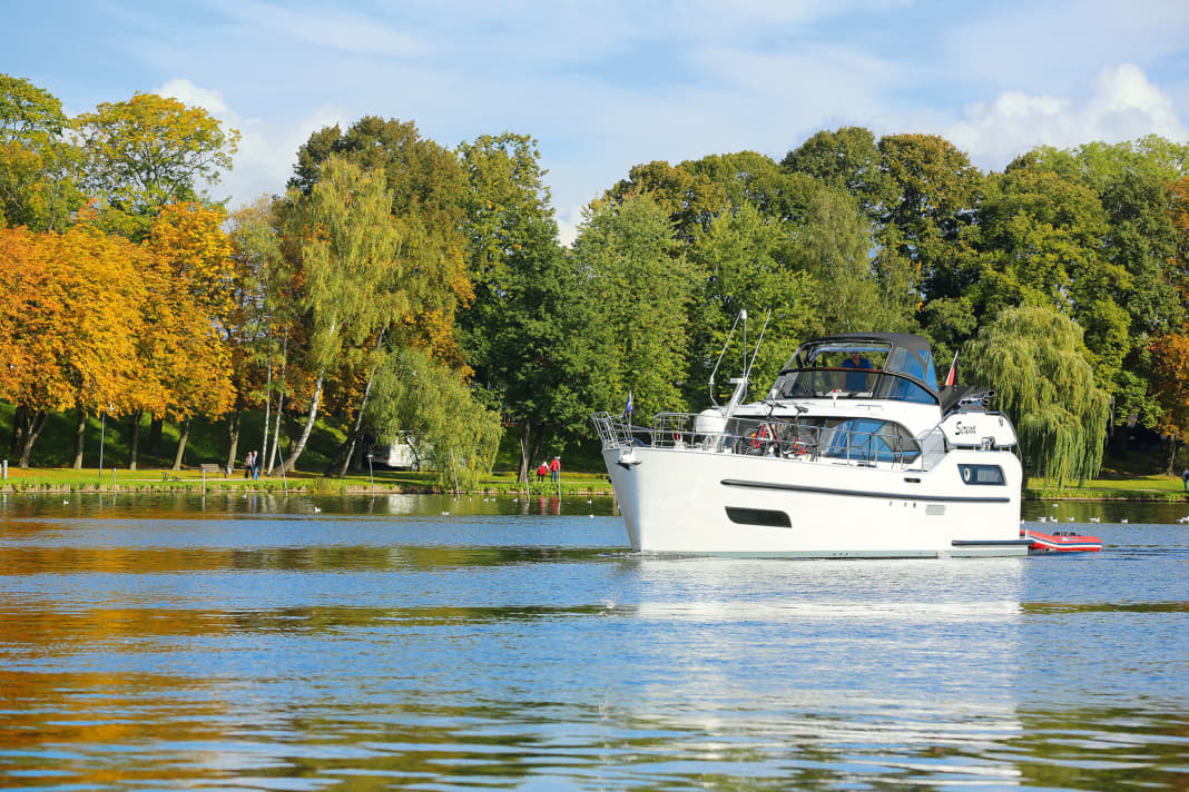 The Mecklenburg Lake District is one of the most popular recreational boating areas