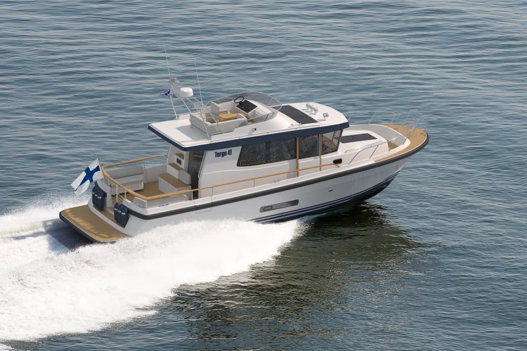According to the manufacturer, comfort and safety have been raised to a new level in the Targa 41.