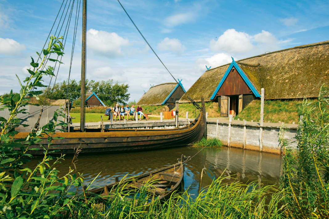 Bork Vikingehavn: A visit to the reconstructed Viking settlement is recommended for young and old alike