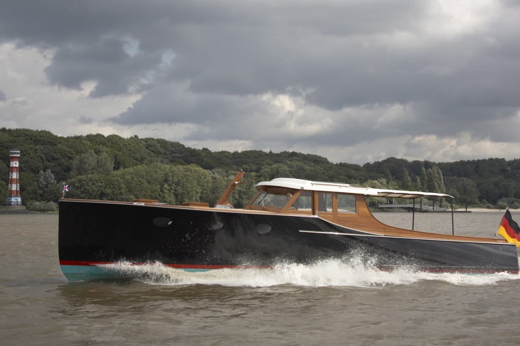 Von Judel/Vrolijk konstruiert, in der Yachtwerft Lütje gebaut: die 15-m-Binnenmotoryacht Georgia 50.