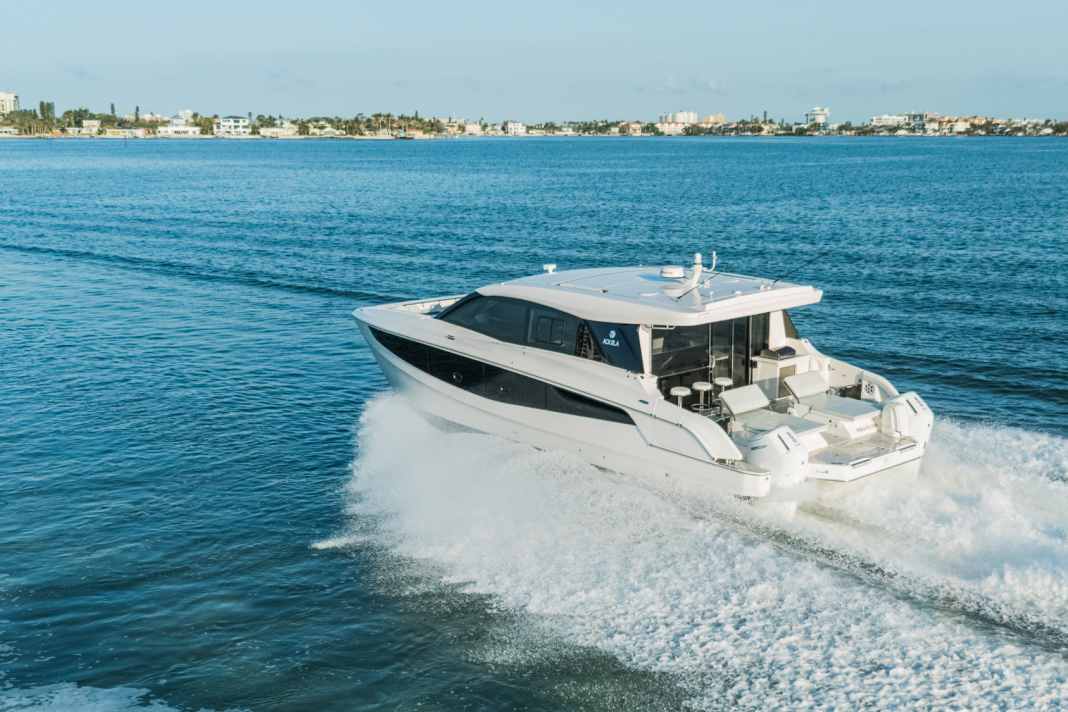 Nominated in the catamaran category: Aquila 46 Coupe Power Catamaran