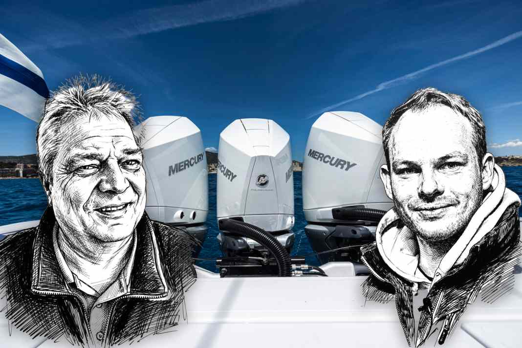 Ralf Marquard and Ole Puls set out their views on the subject of outboard engines for large boats.