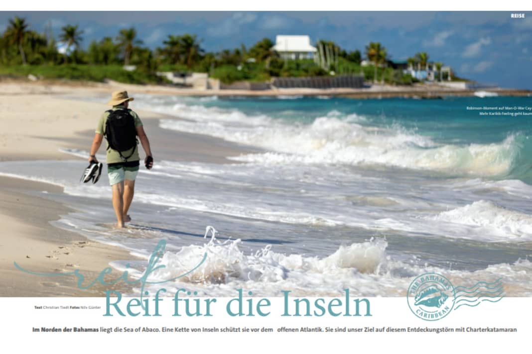 The colours of the Caribbean: sometimes painted by nature, sometimes applied with a brush. A cruise report from the Sea of Abaco