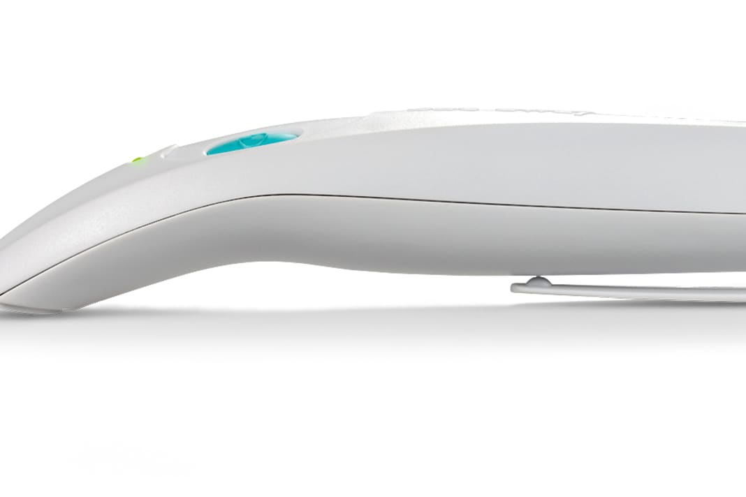 Shaped like a pen, the Bite away has a heating plate at the tip that is held on the mosquito bite and heats up to 51 degrees Celsius