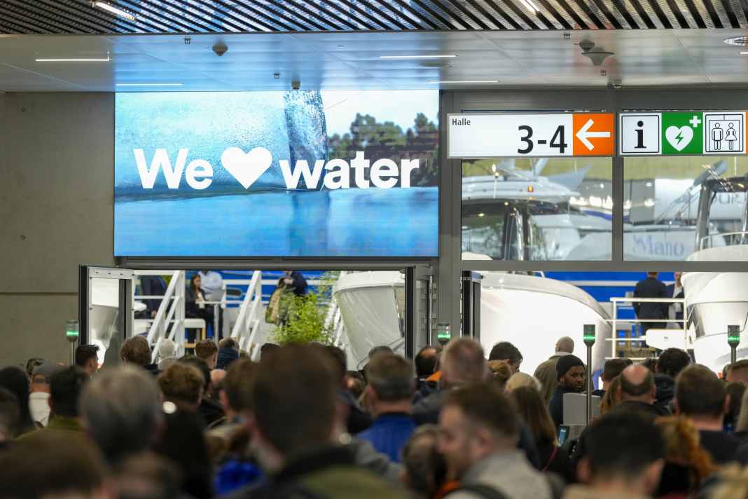 Das Motto der Messe: "We love Water"