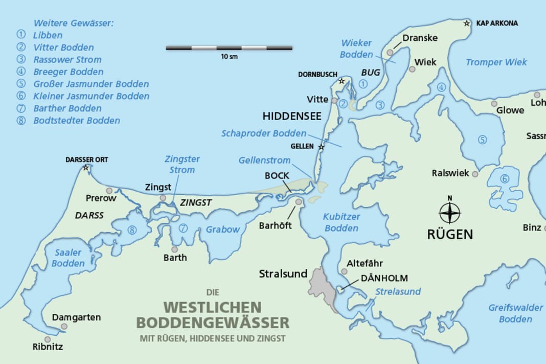 Die westlichen Boddengewässer