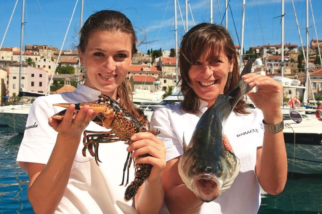 Fisch und Meeresfrüche freundlich serviert: das "Baracuda" in Mali Lošinj