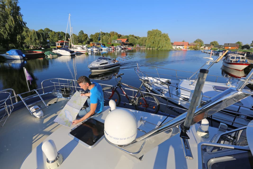 Cruise planning before departure in Neukalen