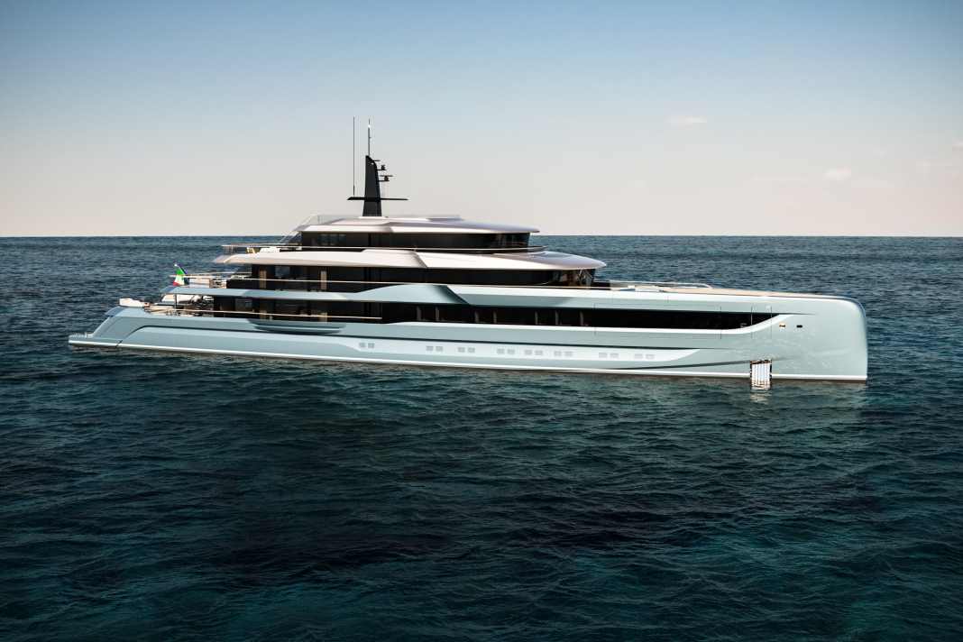 "Aetherius": 72-Meter-Yacht von Wider und Phantom Studio