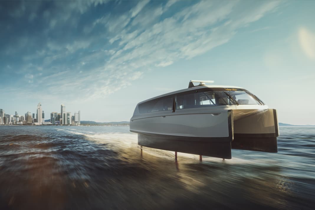 Auf Hydrofoils in die Zukunft des Personentransports: Candela P-12 Shuttle