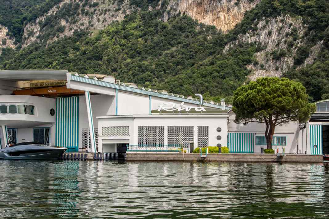 The buildings of the Riva shipyard are ...