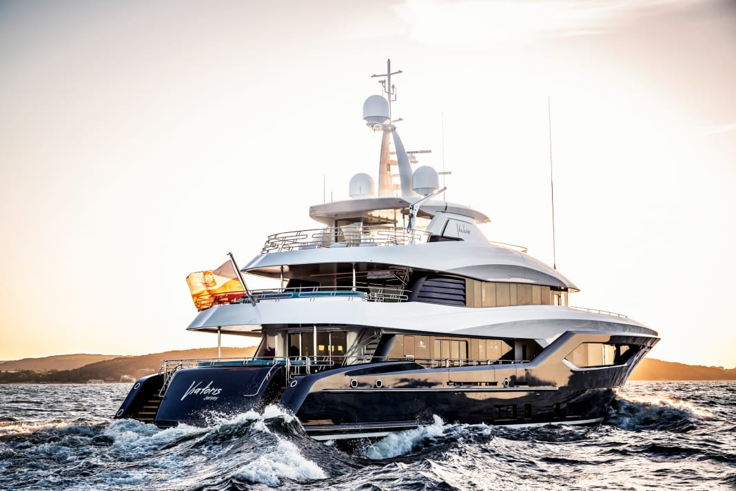 A lot of everything: the Reymond-Langton exterior and the Conrad interior strike a balance between modern and classic. "Viatoris" is the largest motor yacht ever built in Poland
