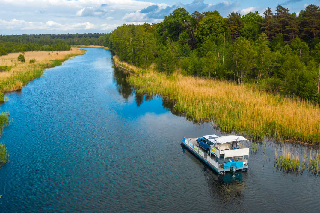 Die Wasserstraße ganz für sich allein: In der Nebensaison herrscht auf der Oberen Havel und ihren Nebengewässern deutlich weniger Verkehr
