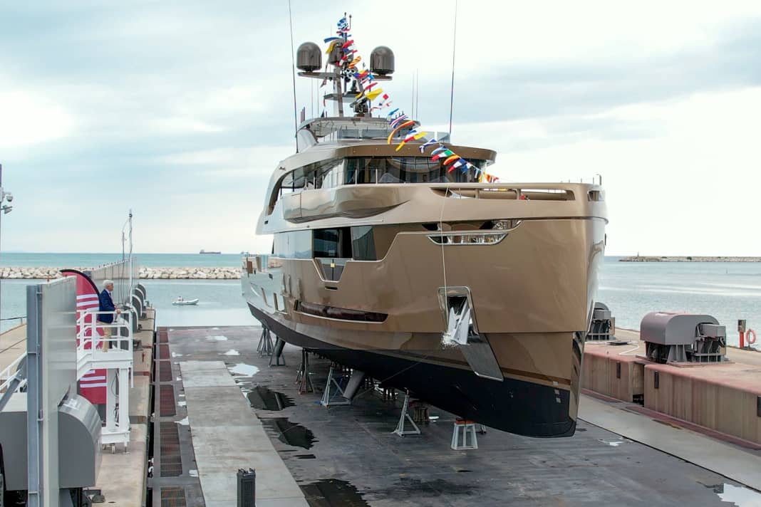 Columbus Yachts launched the 50-metre yacht "Anjelif"