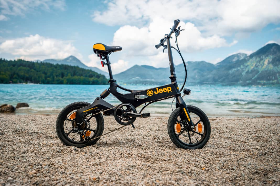 Gute Figur: Das Jeep-Bike kommt  kräftig daher