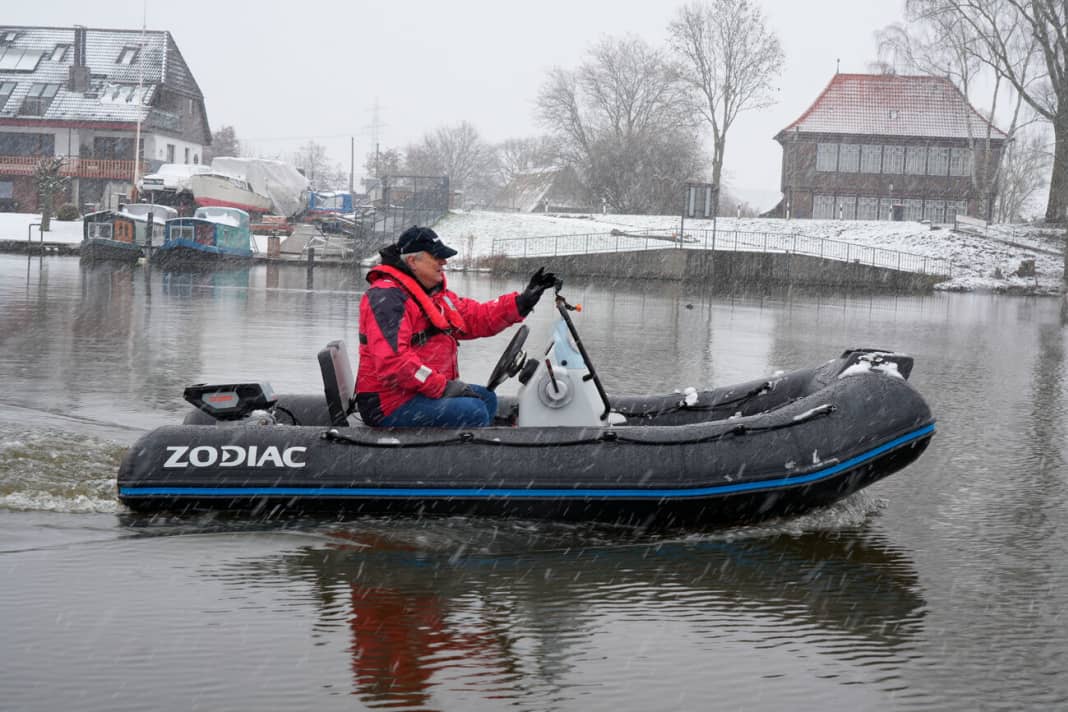 Zodiac eOPEN 3.4: So fährt das Schlauchboot mit einem Torqeedo E-Motor