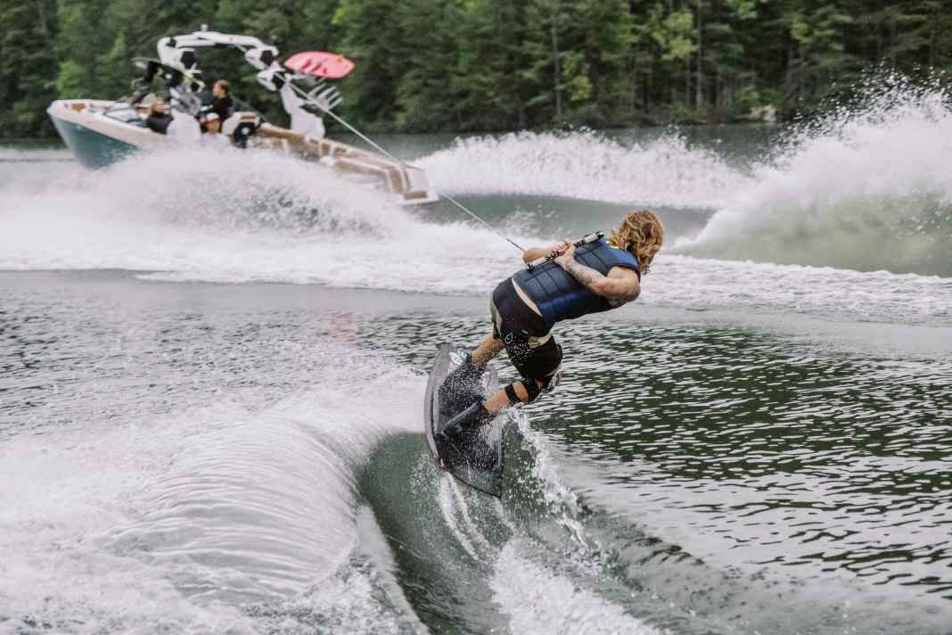 Der Wakeboard-Sport stammt aus den USA.
