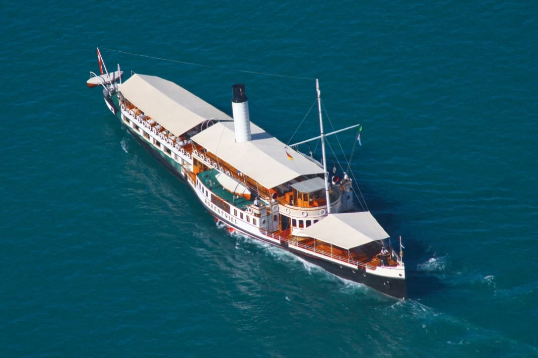 In the 1980s, the "Hohentwiel" was practically dying. Anyone who sees the steamer today cannot imagine that.