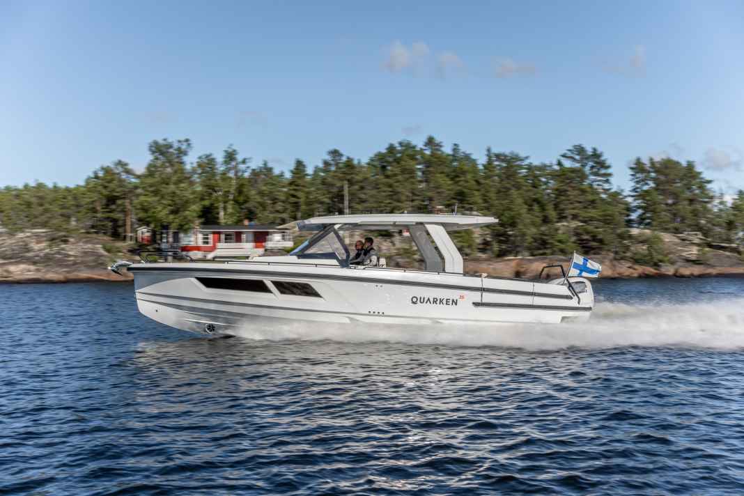 The Quarken 35 Sport Tourer is designed to reach up to 44 knots
