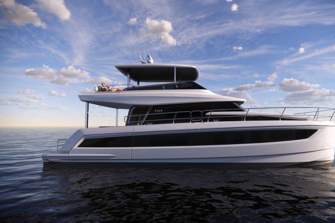 The Yot 53 is the first Catana power cat model with inboards