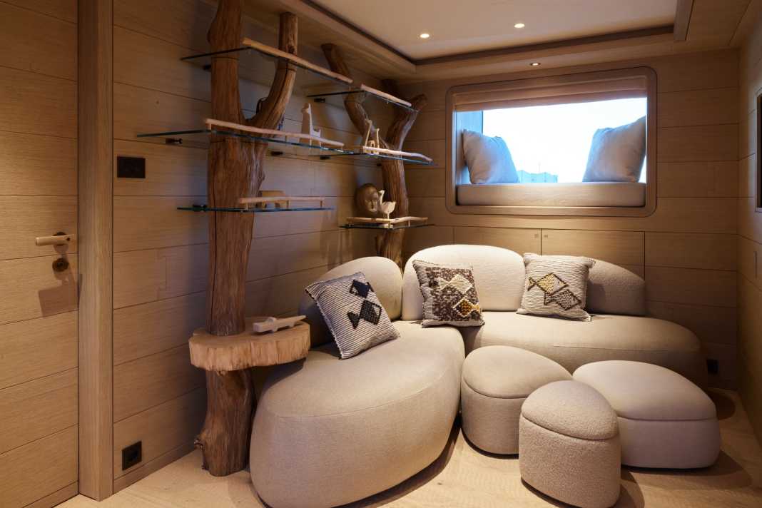 Das Kinderspielzimmer an Bord von "Nasiba".