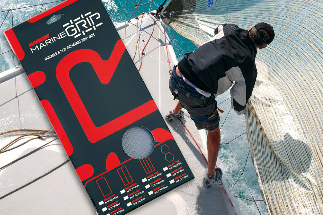Harken hat mit Marine Grip selbstklebendes Tape aus Kautschuk im Angebot