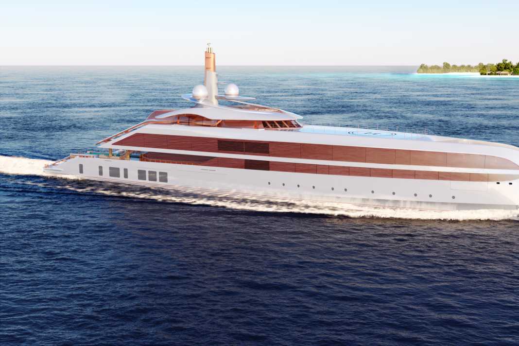 The outer lines of the 114 metres were drawn by Pindaros LLC.