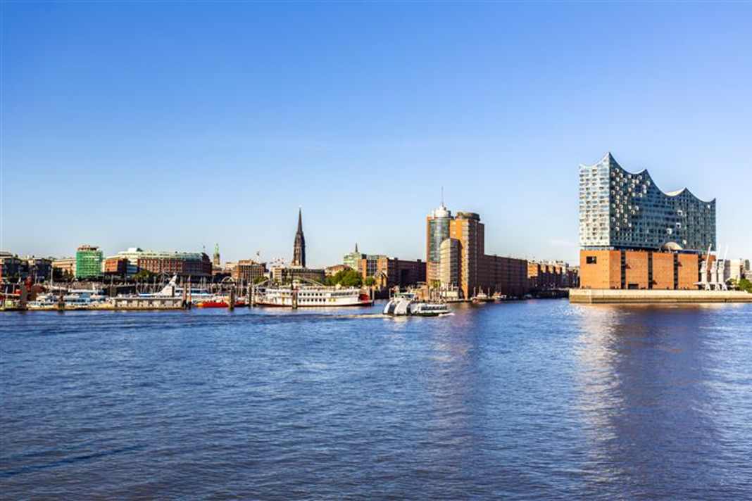 Hamburg is the top destination on the Lower Elbe.