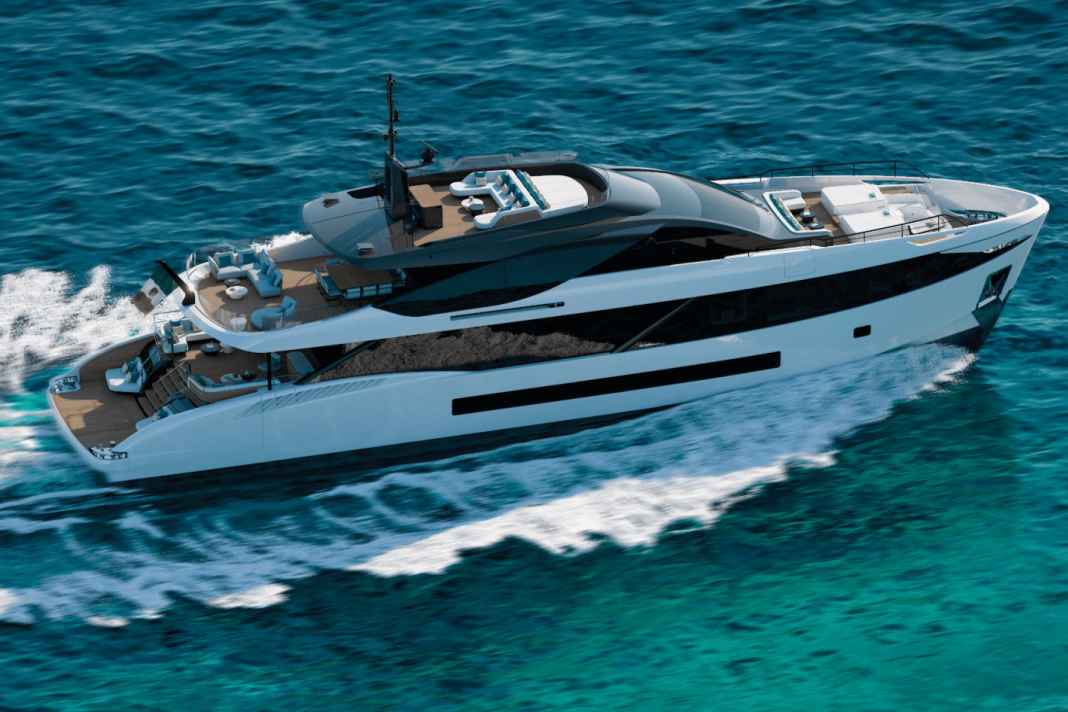 20 Knoten Topspeed: Die 38 erweitert die erfolgreiche GranSport-Linie von Mangusta.